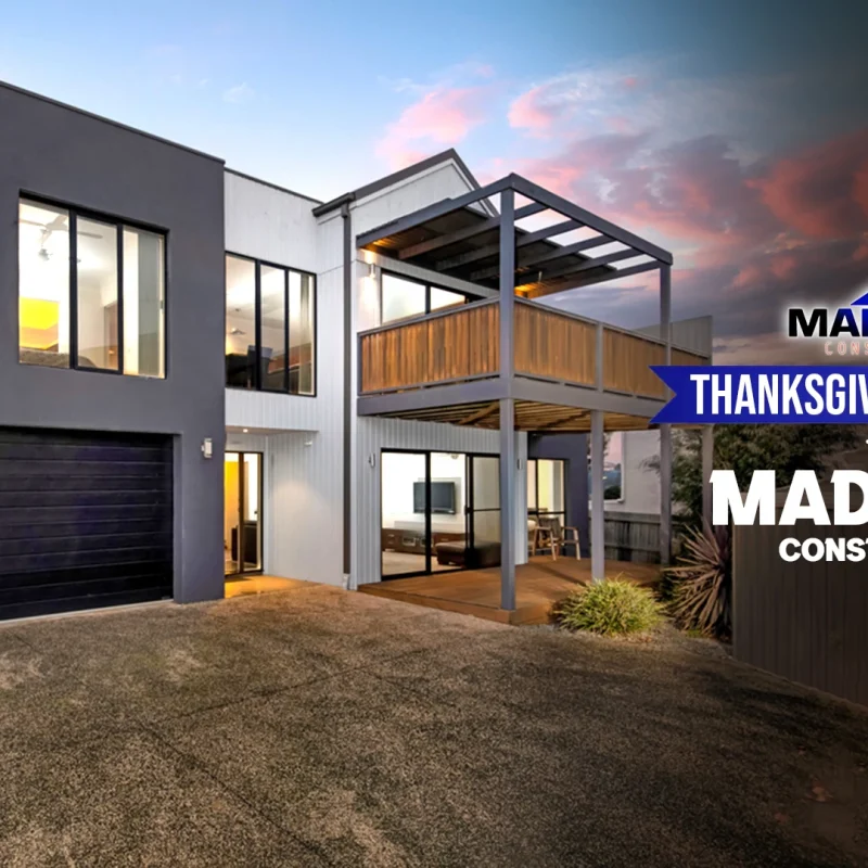 Thanksgiving message from builders